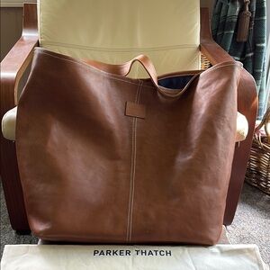 Jane - Leather Pebbled Cognac by Parker Thatch